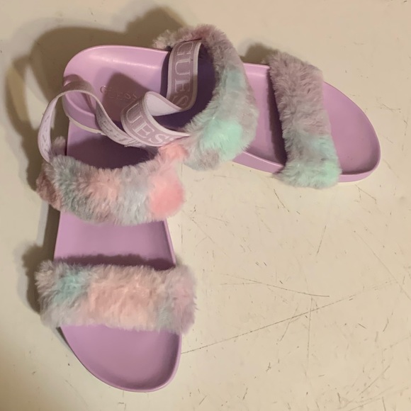 Guess Shoes - 2/$24 Good Condition Faux Fur Guess Shoes